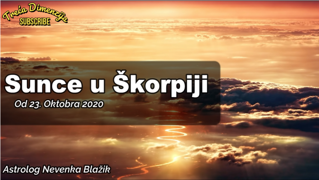 Sunce u Škorpiji od 23 oktobra