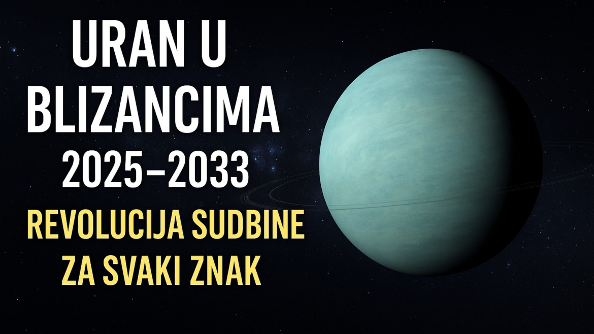 URAN U BLIZANCIMA 2025–2033: Sudbinske Promjene za Svaki Znak – Vrijeme Buđenja Uma i Slobode!