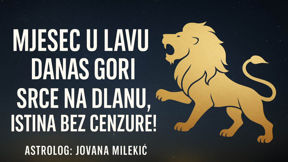 Mjesec u Lavu Danas Gori! Srce Na Dlanu, Istina Bez Cenzure!