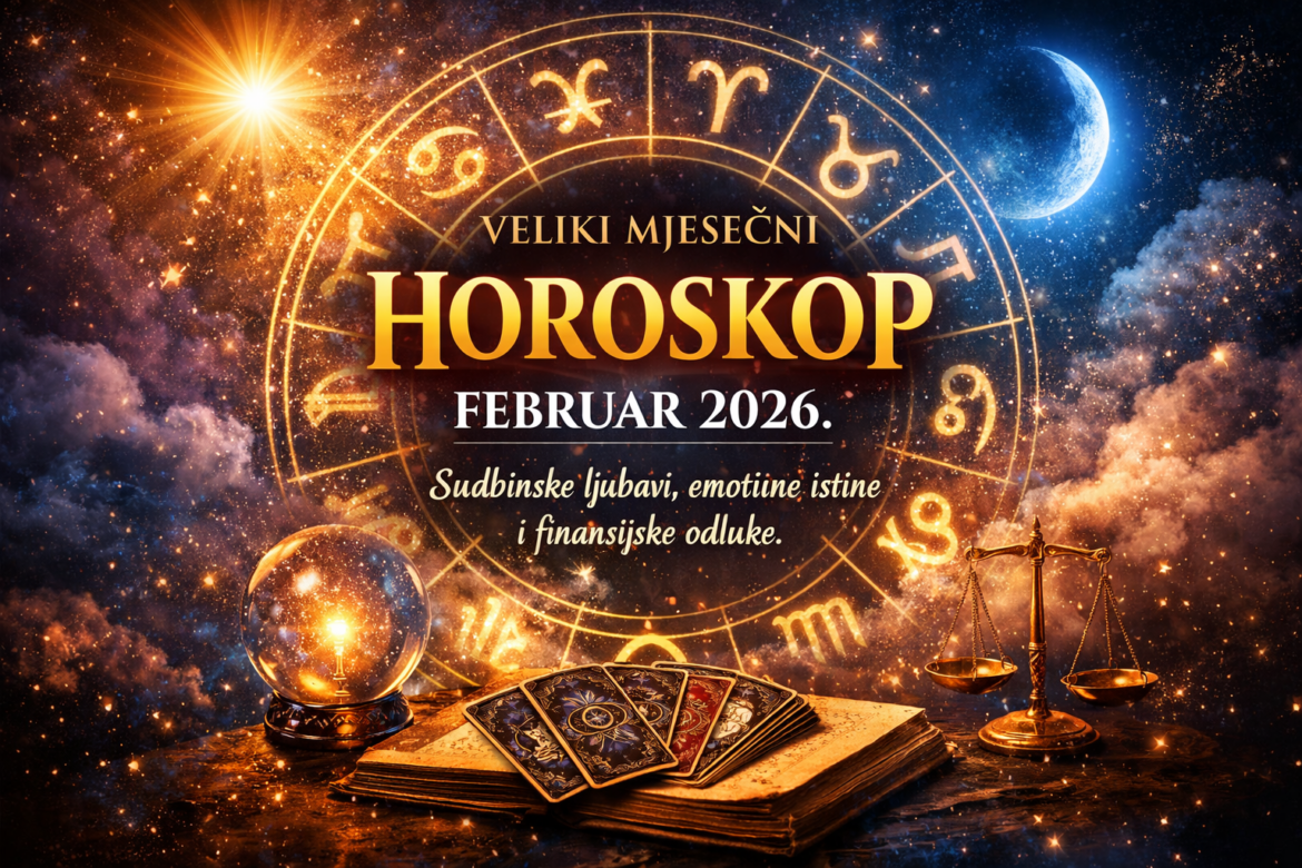 VELIKI MJESEČNI HOROSKOP ZA FEBRUAR 2026.