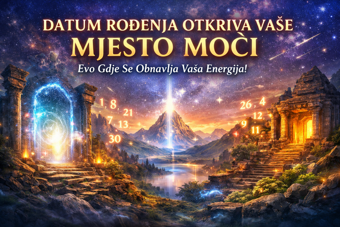 Datum Rođenja Otkriva Vaše Mjesto Moći: Evo Gdje Se Obnavlja Vaša Energija!
