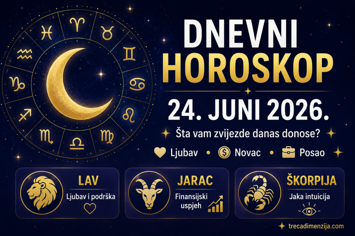 Dnevni horoskop za 24. juni 2026.