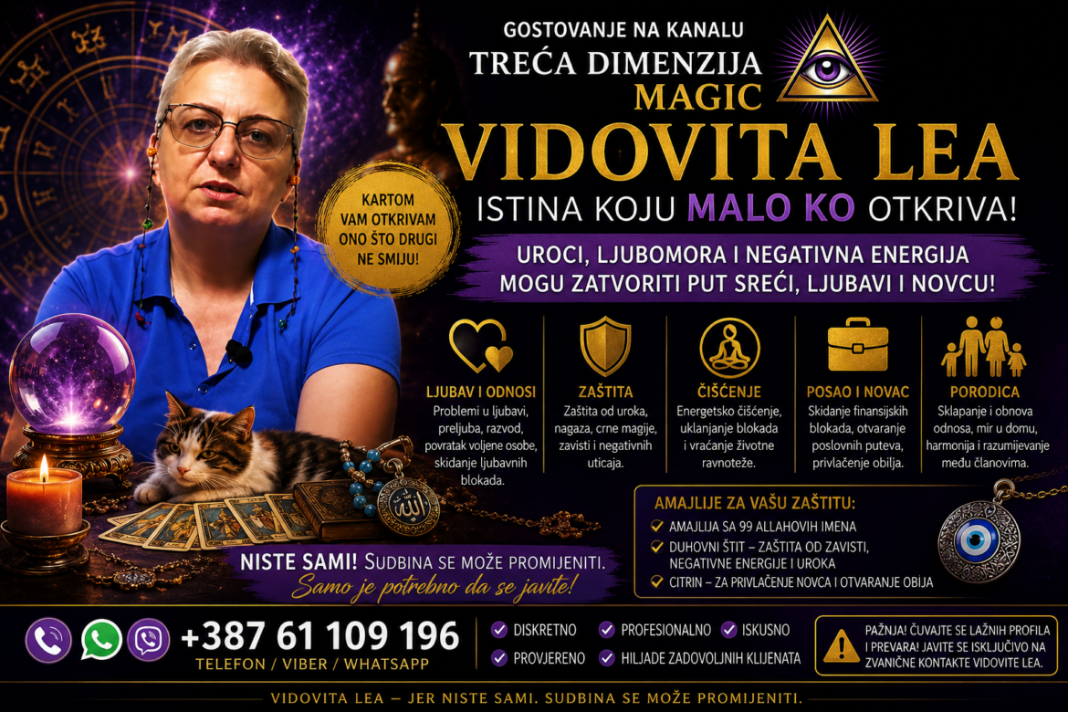 Vidovita Lea na Treća Dimenzija MAGIC: Ljudi ne znaju koliko tuđa zavist može zatvoriti put sreći, ljubavi i novcu