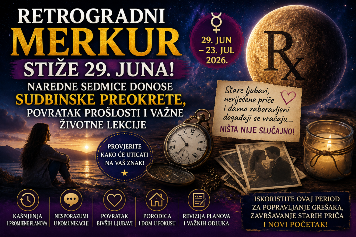 RETROGRADNI MERKUR STIŽE 29. JUNA