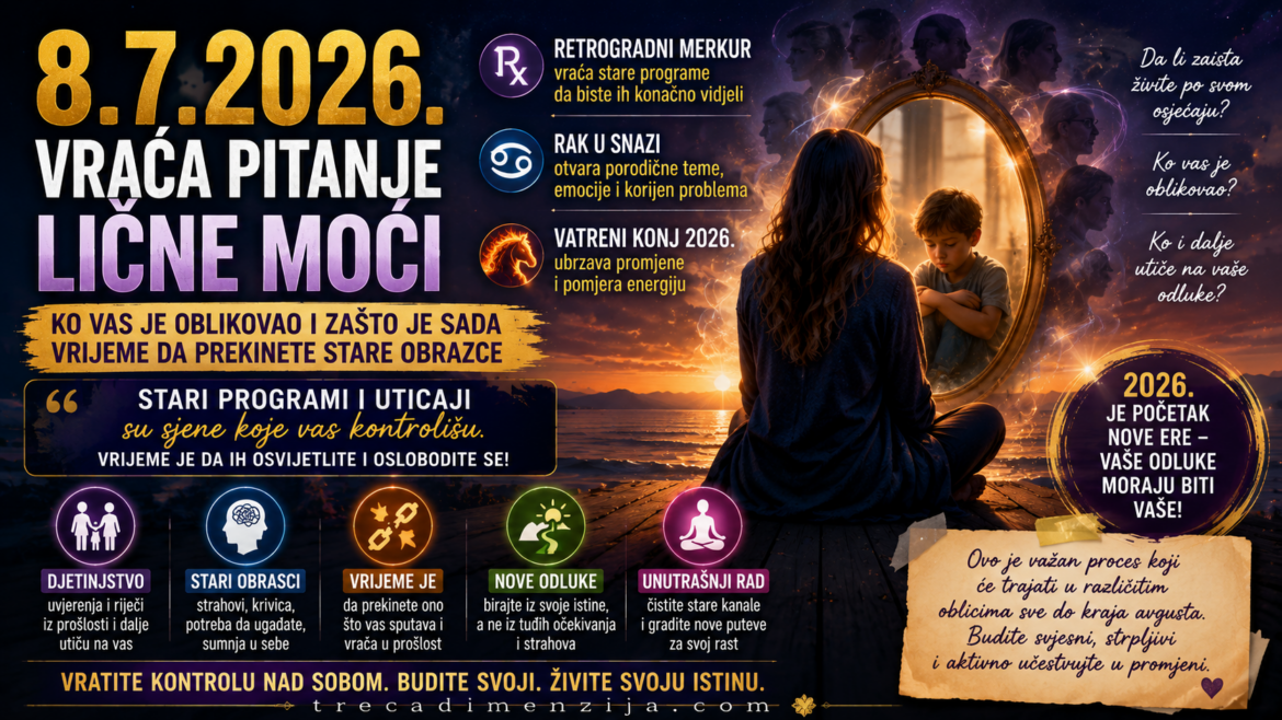 2026. TRAŽI NOVOG VAS: 8. jul donosi dan kada morate birati sebe
