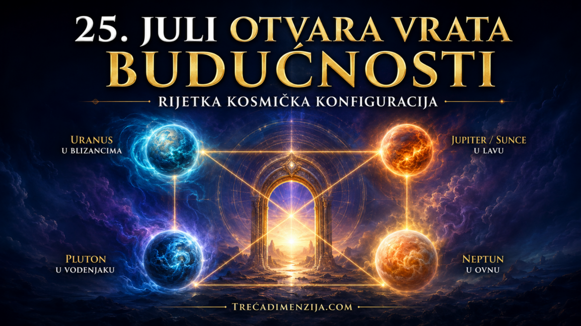 25 juli 2026. mijenja sve Rijetka kosmička konfiguracija otvara vrata budućnosti