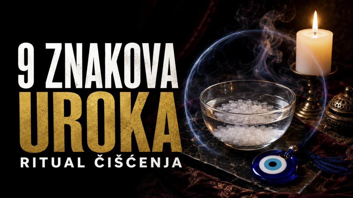 9 znakova uroka i ritual čišćenja negativne energije