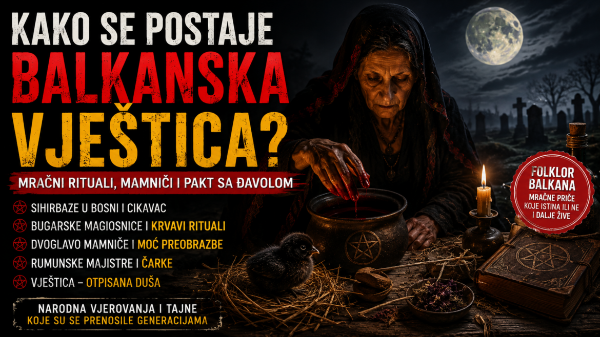 Kako se postaje balkanska vještica: mračni rituali, mamniči i pakt sa đavolom