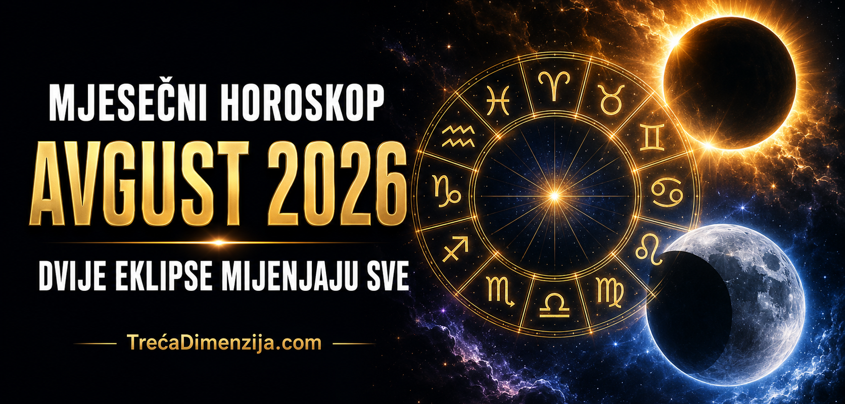 MJESEČNI HOROSKOP ZA AVGUST 2026