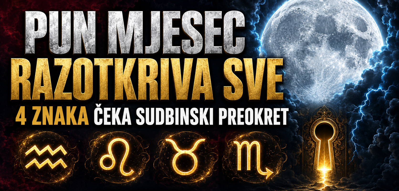 Pun Mjesec u Vodoliji 29. jula: Tajne izlaze na vidjelo, a ova 4 znaka čeka sudbinski preokret