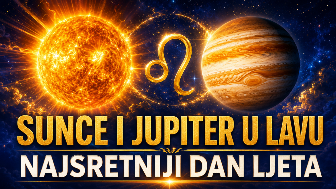 Sunce i Jupiter u Lavu 29. jula: Najsretniji dan ljeta