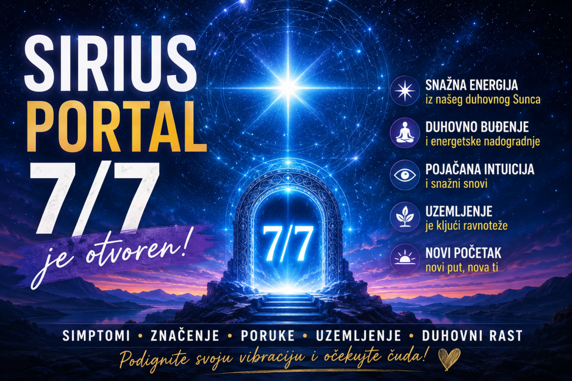 Sirius portal 7/7, zvjezdano nebo, plava kosmička energija i duhovno buđenje u julu