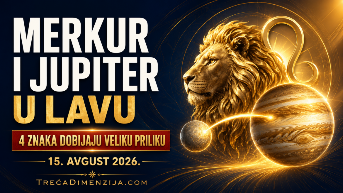 MERKUR I JUPITER SE SPAJAJU U LAVU 15. AVGUSTA: Stiže velika vijest, važna odluka i prilika koju ova 4 znaka ne smiju propustiti