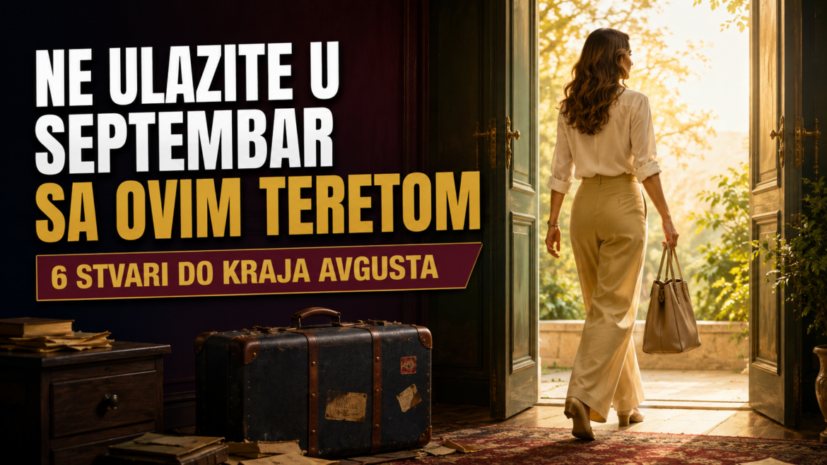 NE ULAZITE U SEPTEMBAR SA OVIM TERETOM