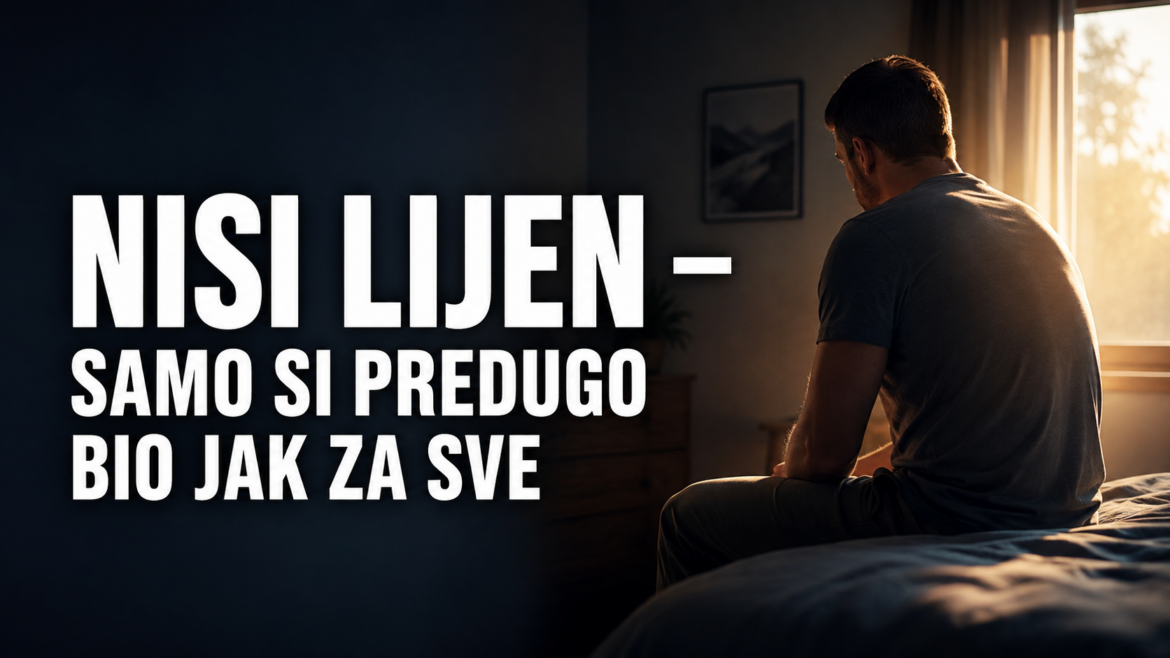 Nisi lijen – samo si predugo bio jak za sve: 7 tihih znakova emocionalne iscrpljenosti