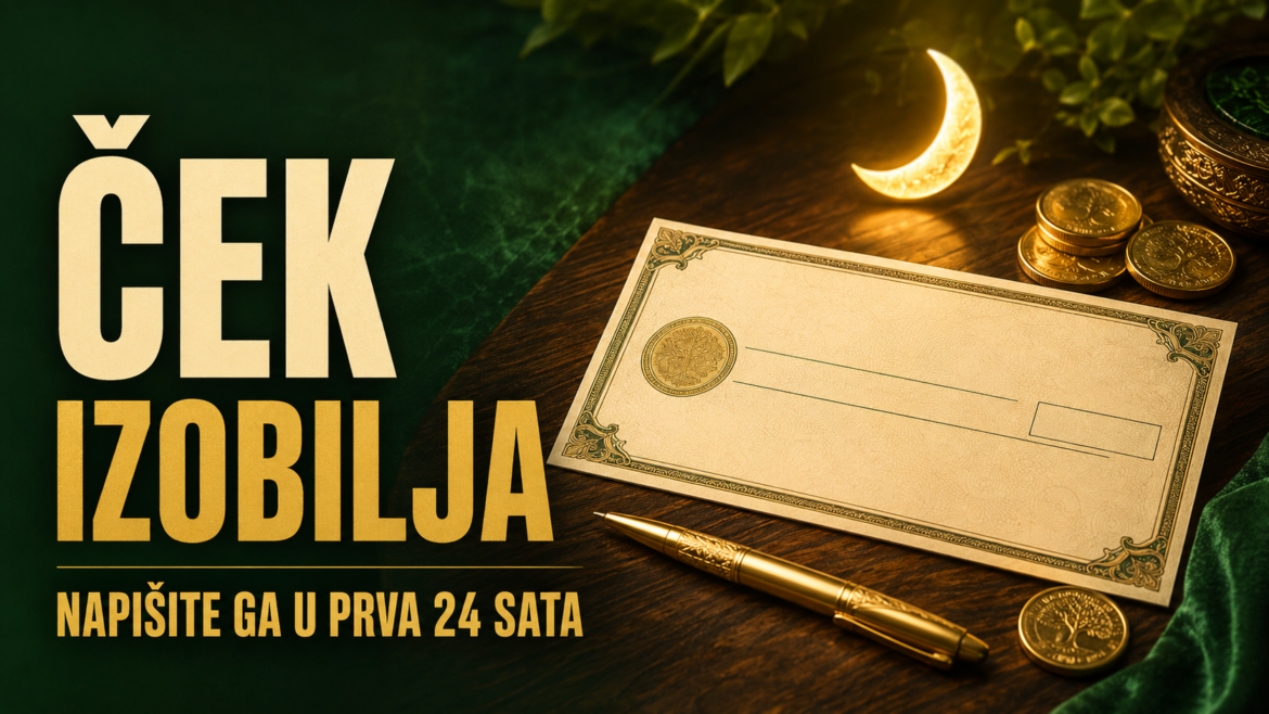 RITUAL ČEKA IZOBILJA: Napišite ga u prva 24 sata mladog Mjeseca – evo šta tačno treba upisati