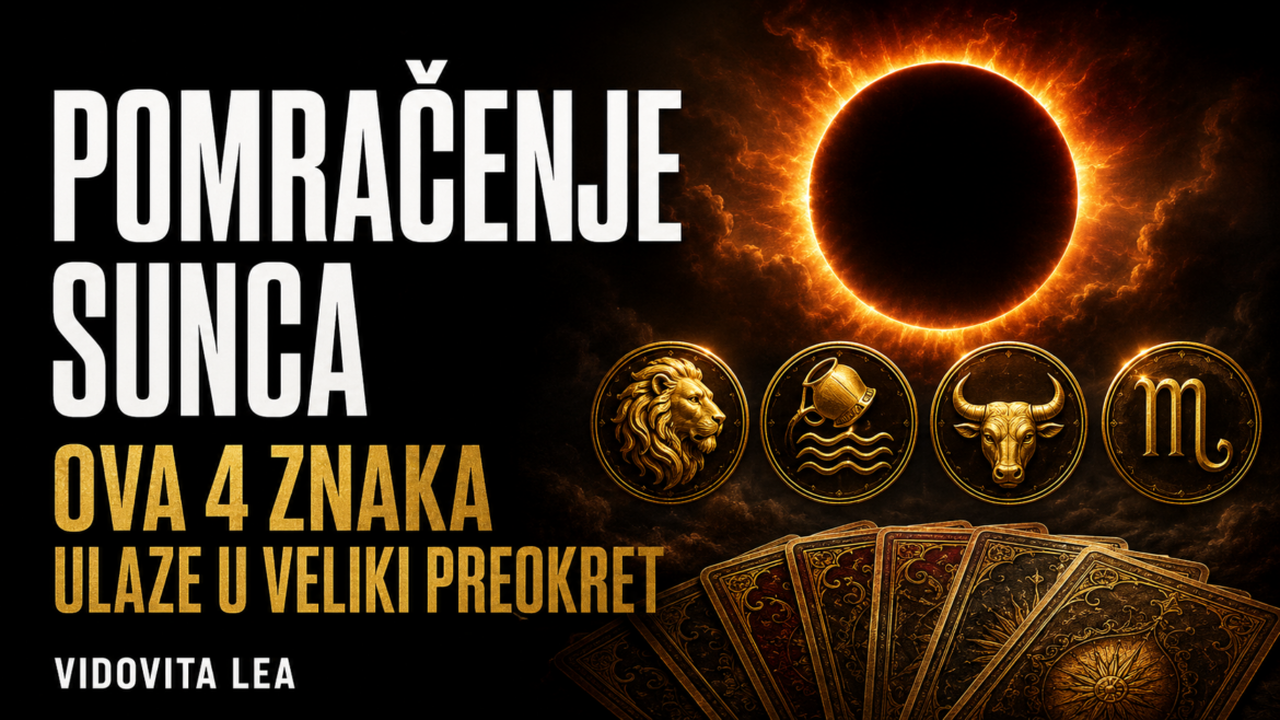VIDOVITA LEA OTVORILA CIGANSKE KARTE ZA POMRAČENJE SUNCA: Ova četiri znaka ulaze u najveći preokret godine