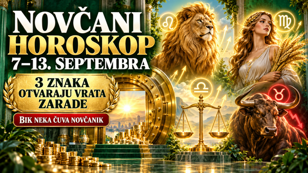NOVČANI HOROSKOP OD 7. DO 13. SEPTEMBRA: Lav, Djevica i Vaga otvaraju vrata zarade – Bik mora čuvati novčanik