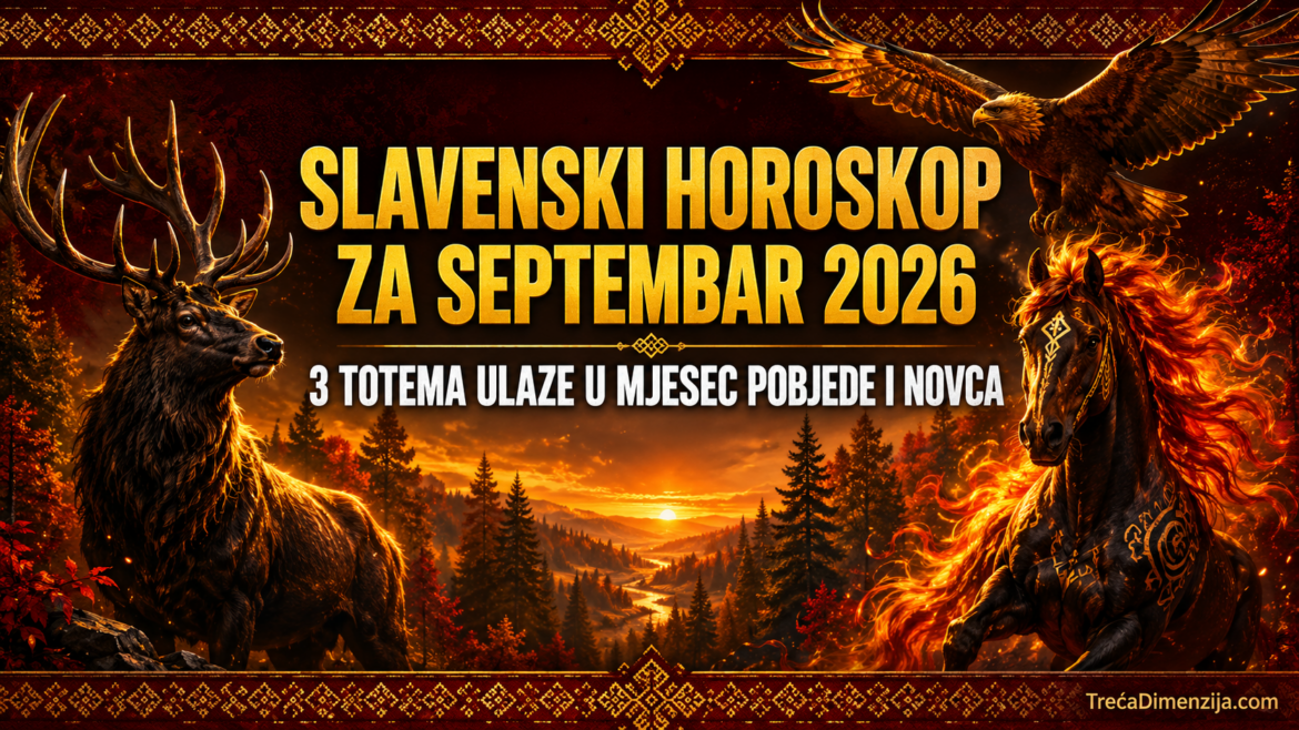 SLAVENSKI HOROSKOP ZA SEPTEMBAR 2026: Ova 3 totema ulaze u mjesec pobjede, novca i velikog preokreta