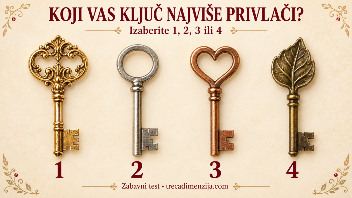 koji vas ključ najviše privlači